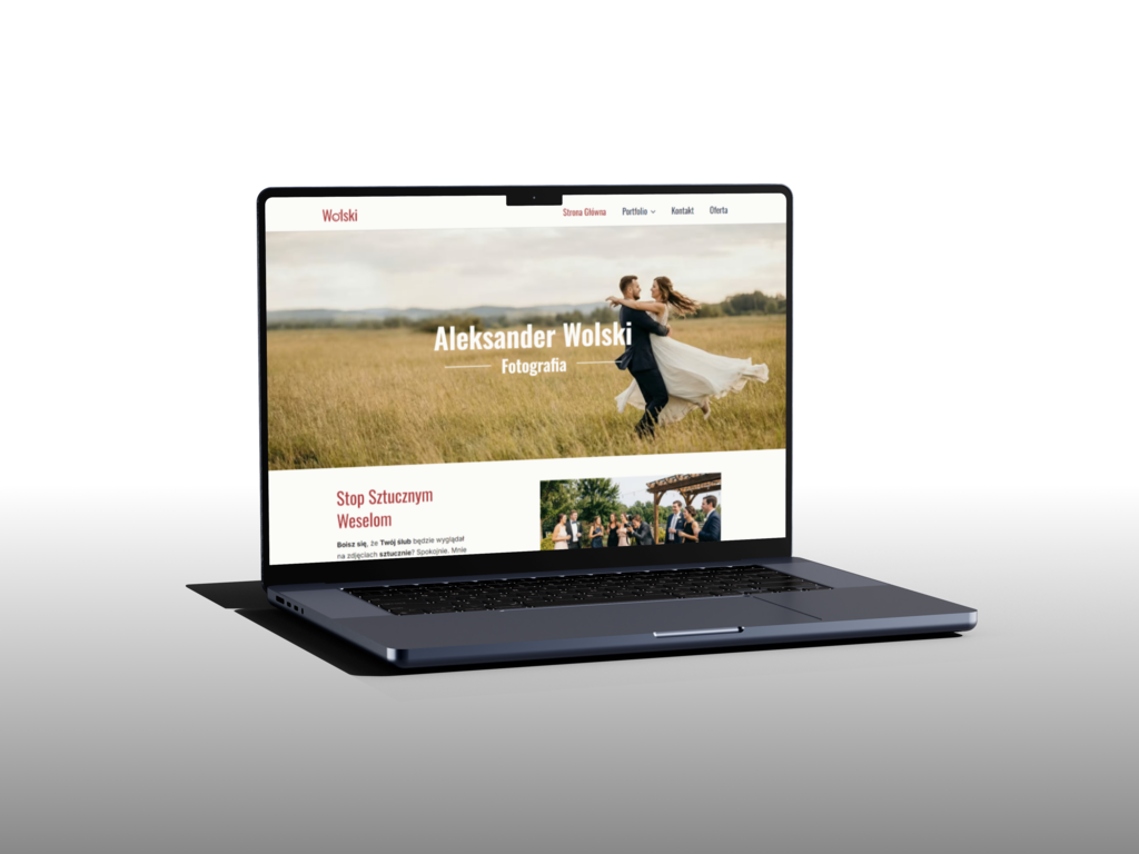 Realizacja strony internetowej fotografa